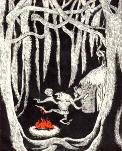 Illustration of Rumpelstiltskin by Edward Gorey