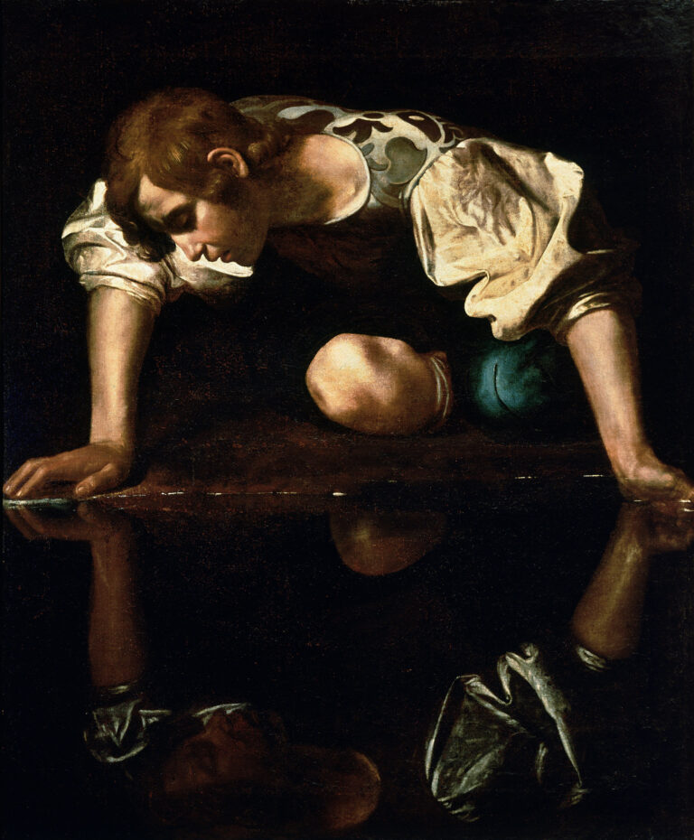 Narcissus by Caracaggio