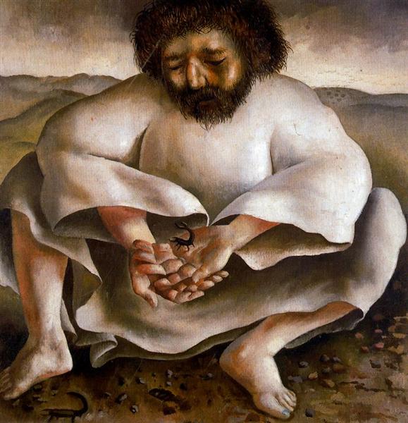 Christ in the Wilderness, painting by Stanley Spencer