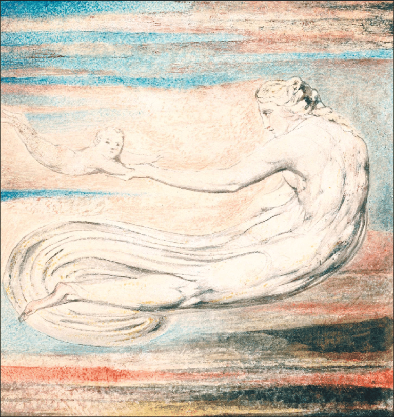 William Blake watercolour Teach These Souls to Fly, 1796